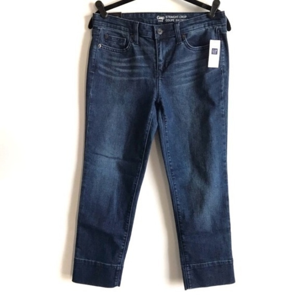 Gap Straight Crop Low Rise Jeans NWT Size 2